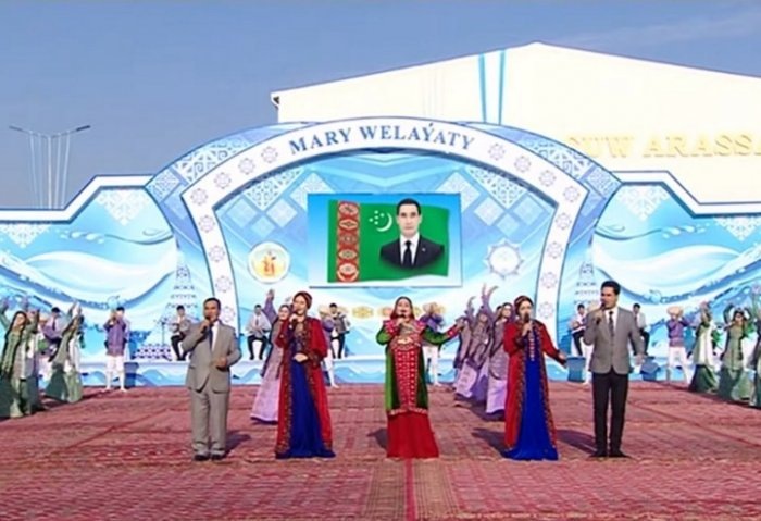 Открытие водоочистного сооружения в Туркменкалинском этрапе Марыйского велаята, 25 декабря, 2024 г.