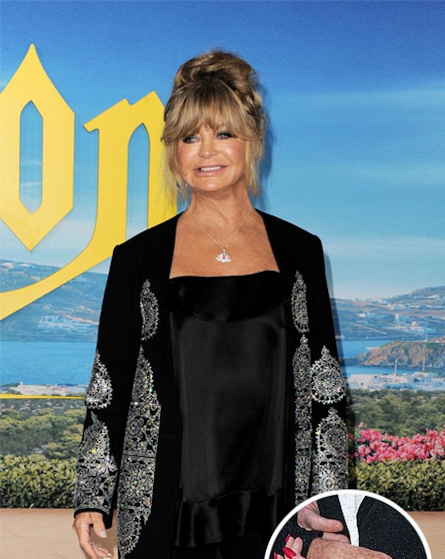 Tinseltown, коллаж Сергей Гуц / Copyright (c) 2023 Tinseltown/Shutterstock. No use without permission.
Голди Хоун два года назад.