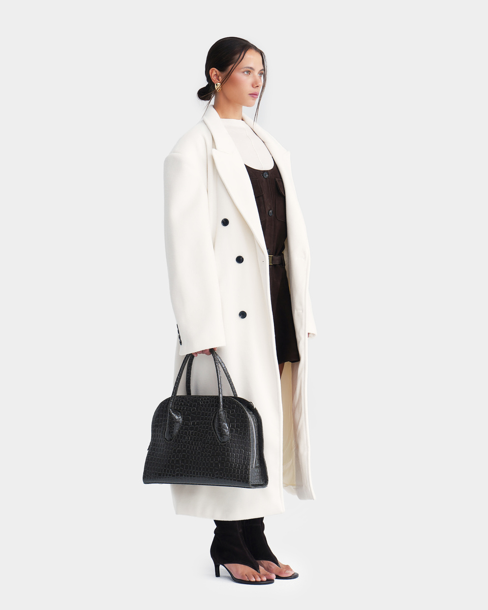 Cумка CAVE серый крокодил, со скидкой 35% — 8 385₽