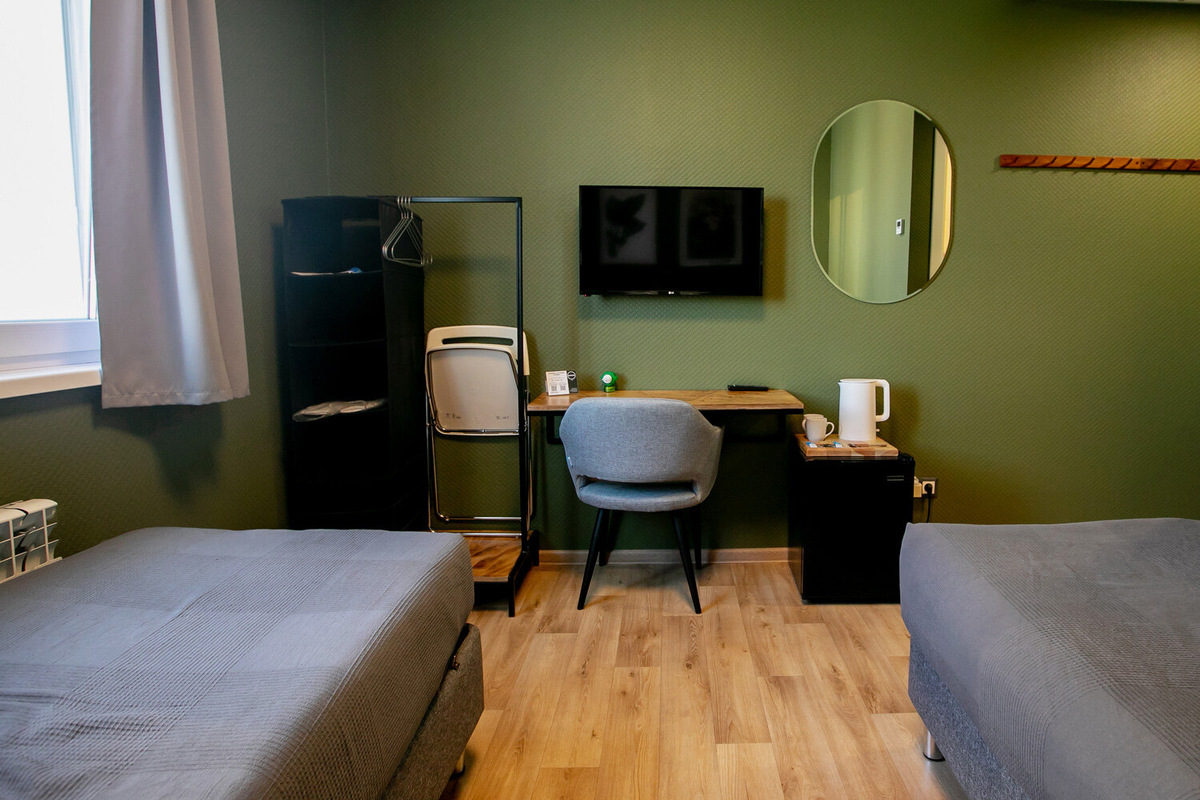 Интерьер довольно современный, всё выглядит стильно. Фото: «Юность» / Яндекс Путешествия