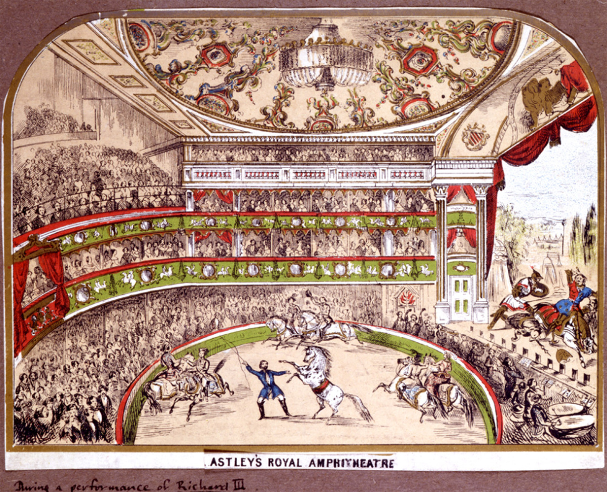 Амфитеатр Астлей, фото отсюда https://curiouslondonguide.com/