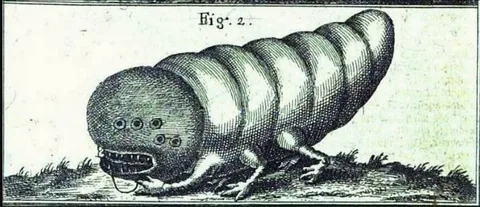 Так изображали "Червь Шамира" в средние века.