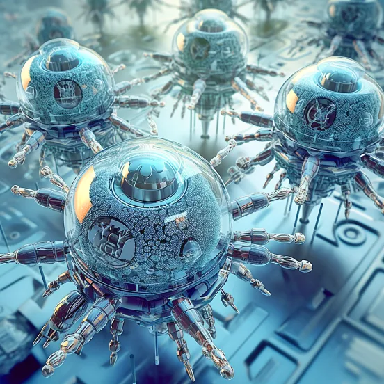 Так могут выглядеть репликаторы, самовоспроизводящиеся нанороботы. 