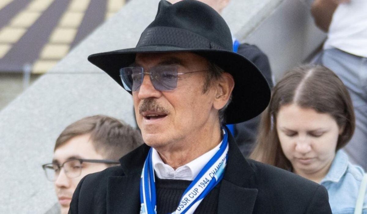     Михаил Боярский на матче. Источник: vk.com/zenit Автор фото: Пресс-служба ФК "Зенит"