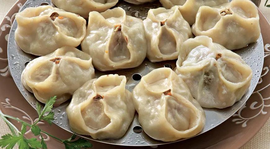 Манты с картошкой