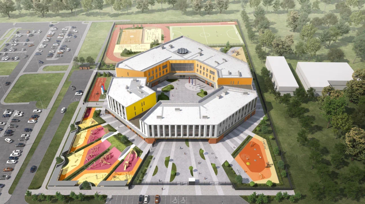 Архитектурно-градостроительный облик воспитательно-образовательного комплекса на территории ЖК «Легенда Коренёво»