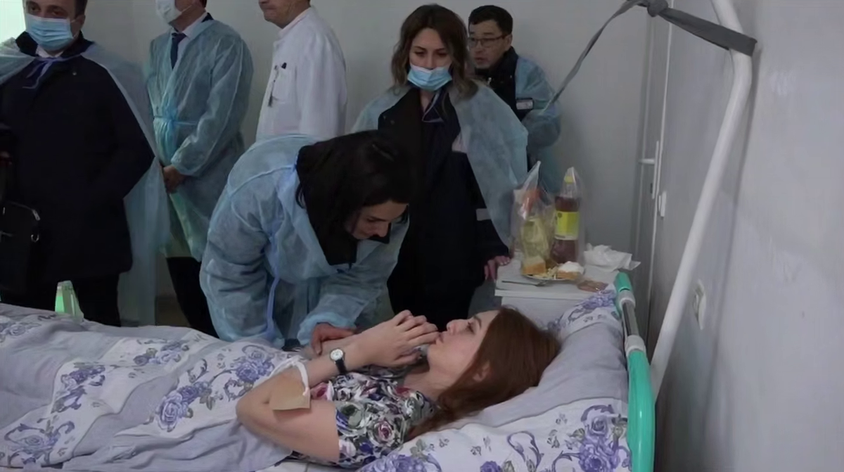 Кадры МЧС Азербайджана