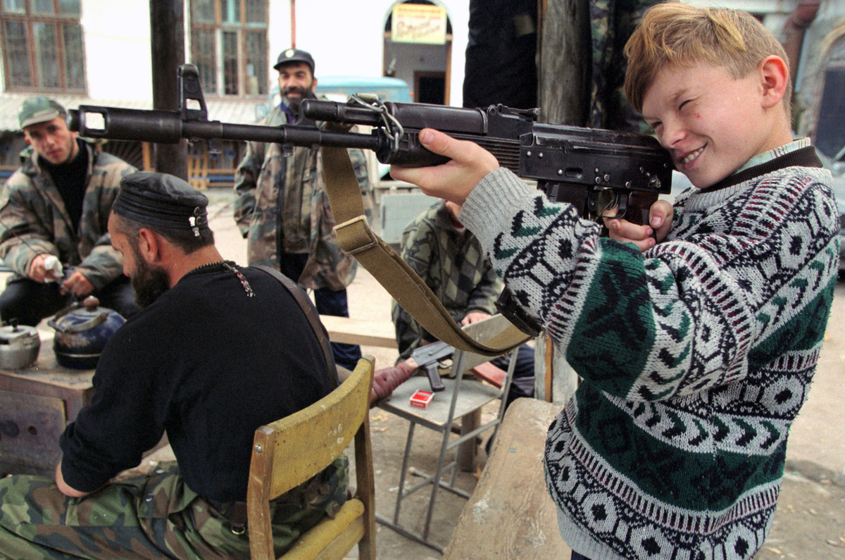 Обстановка в Грозном, май 1999. Фото: Robert King/Global Look Press