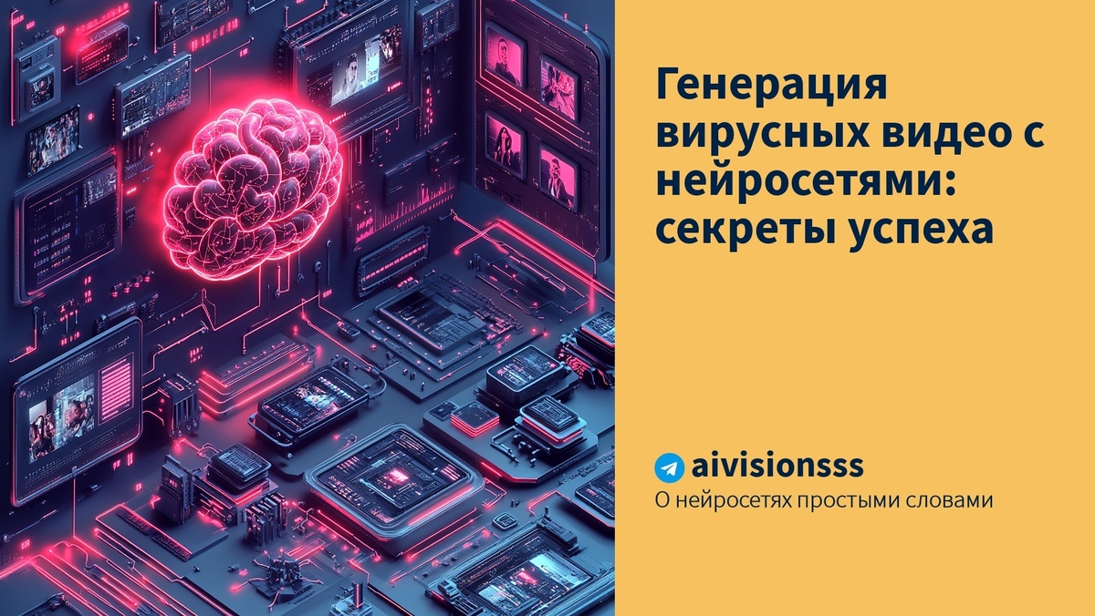    Генерация вирусных видео с нейросетями: секреты успеха aivisions