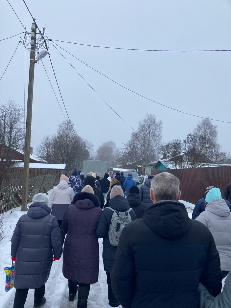    Поселок в Карелии простился с земляком, погибшим в зоне СВОсоцсеть Татьяны Тишковой