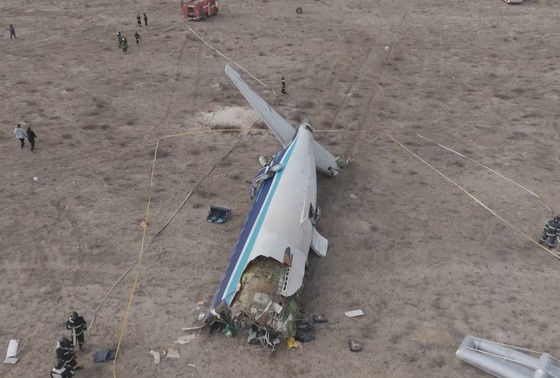    Крушение самолета под Актау