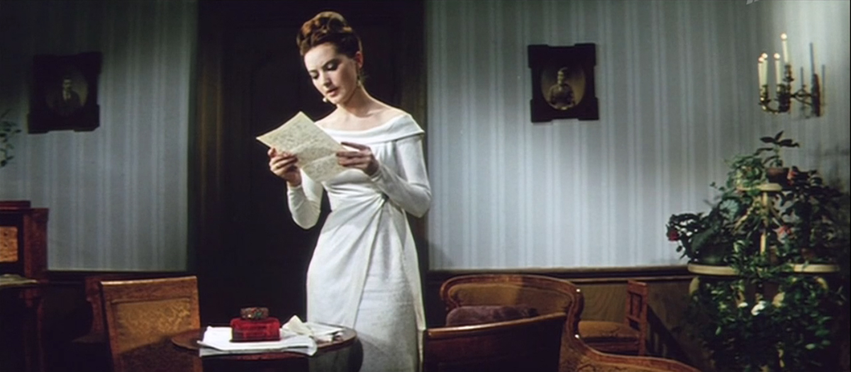 кадр из фильма "Гранатовый браслет" 1964 года, Режиссёр Абрам Роом