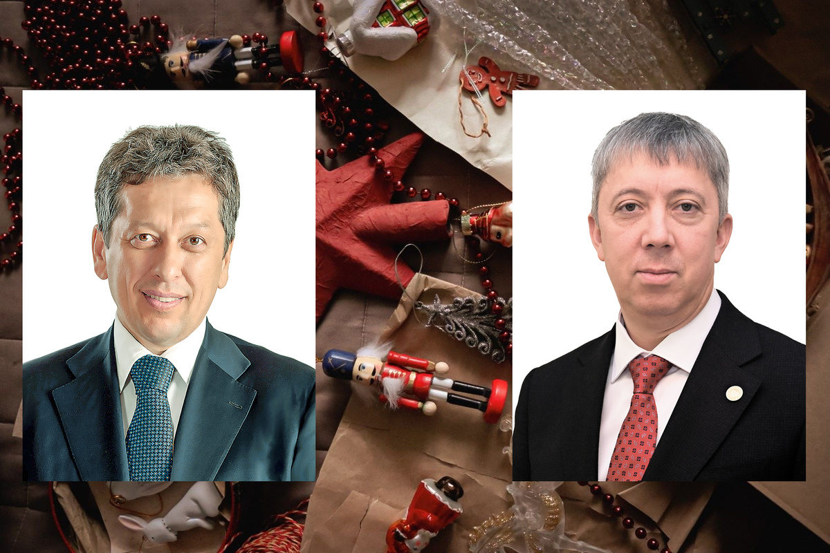 Наиль Маганов, генеральный директор Компании «Татнефть»
Рифдар Хамадьяров, председатель профкома Компании «Татнефть»