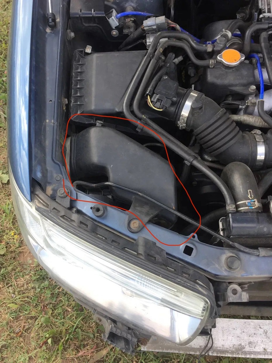 Забор воздуха forester