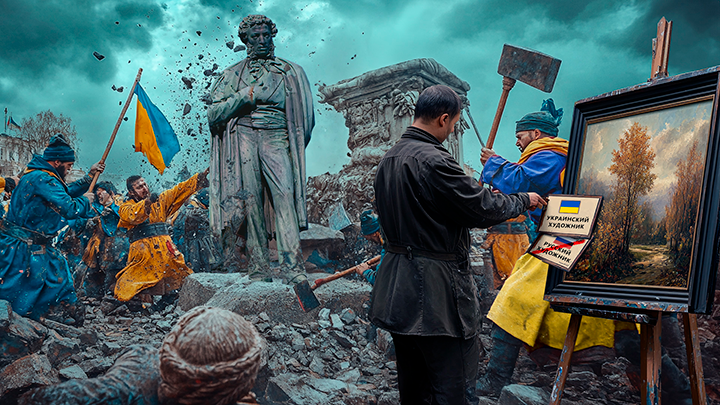    В Одессе сносятся памятники, стираются имена людей, сделавших этот город великим. Коллаж Царьграда