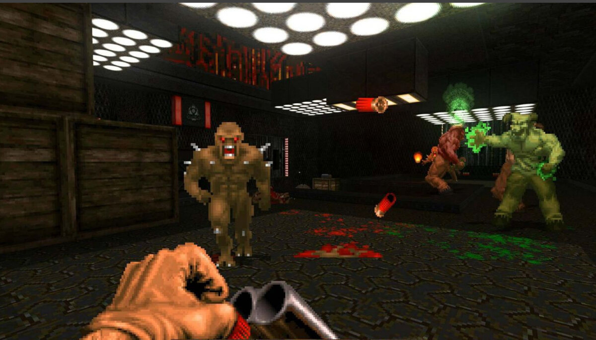 Игра Doom. 1993 год.