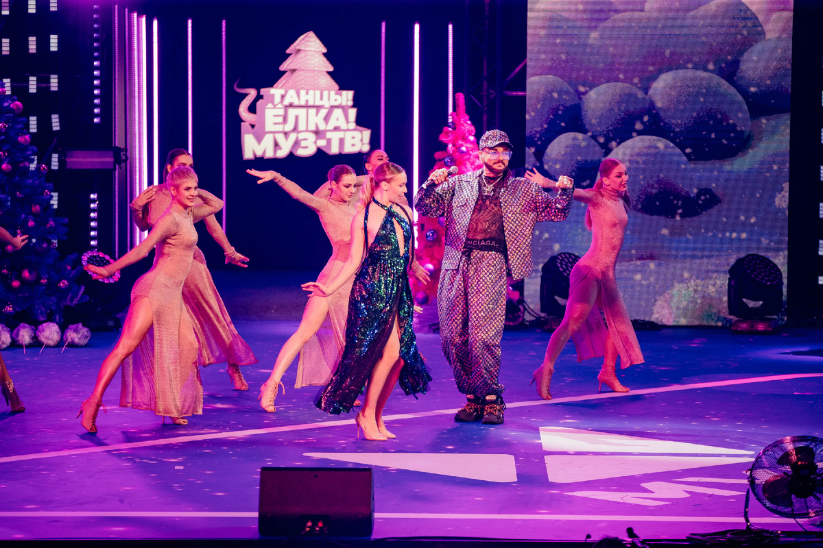 Филипп Киркоров на новогодней дискотеке. Фото: «Муз-ТВ»