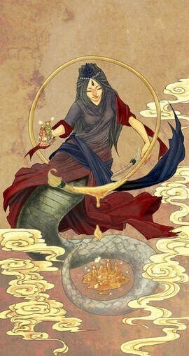Изображение богини Нюйвы. Источник: Chinese Mythology Wiki