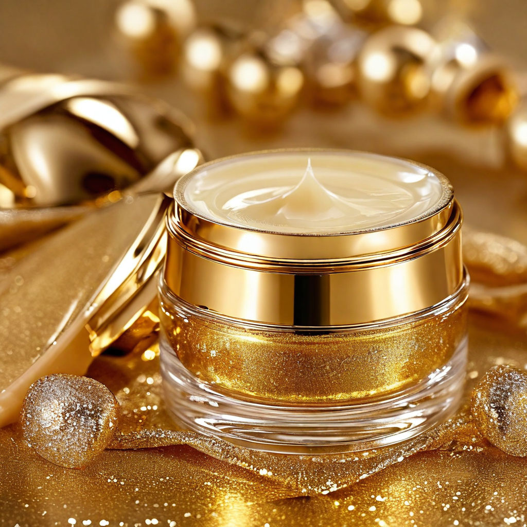 Коллоидное золото - важный вспомогательный элемент в транспортировке активников в слои кожи. 