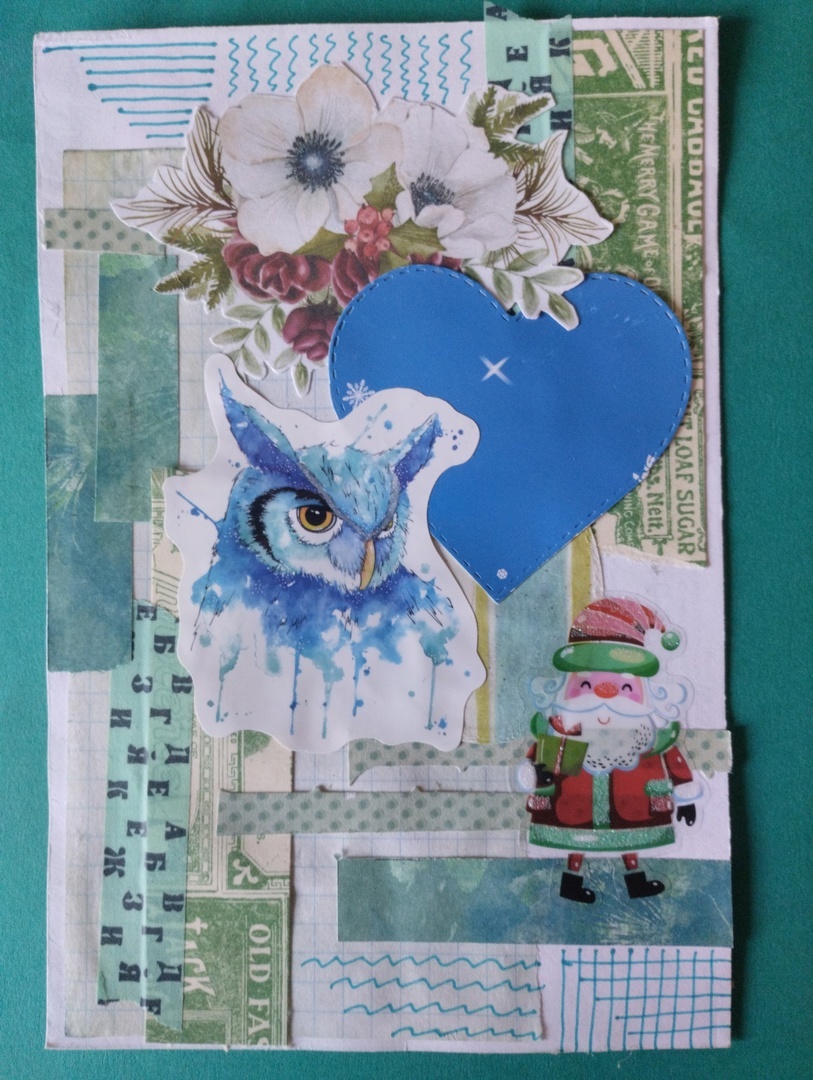 Чудесный Дед Мороз из стикеров почти задаром!