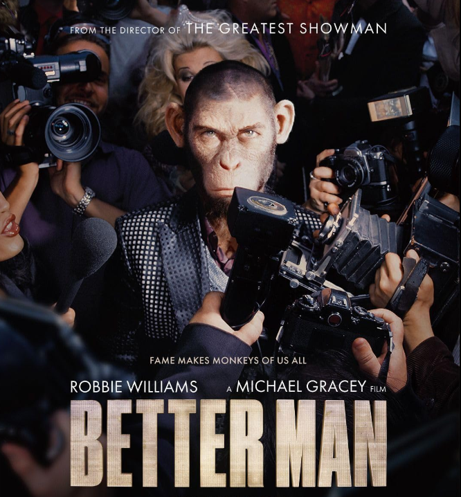 «Быть лучше: история Робби Уильямса», 2024. Фото Кинопоиск