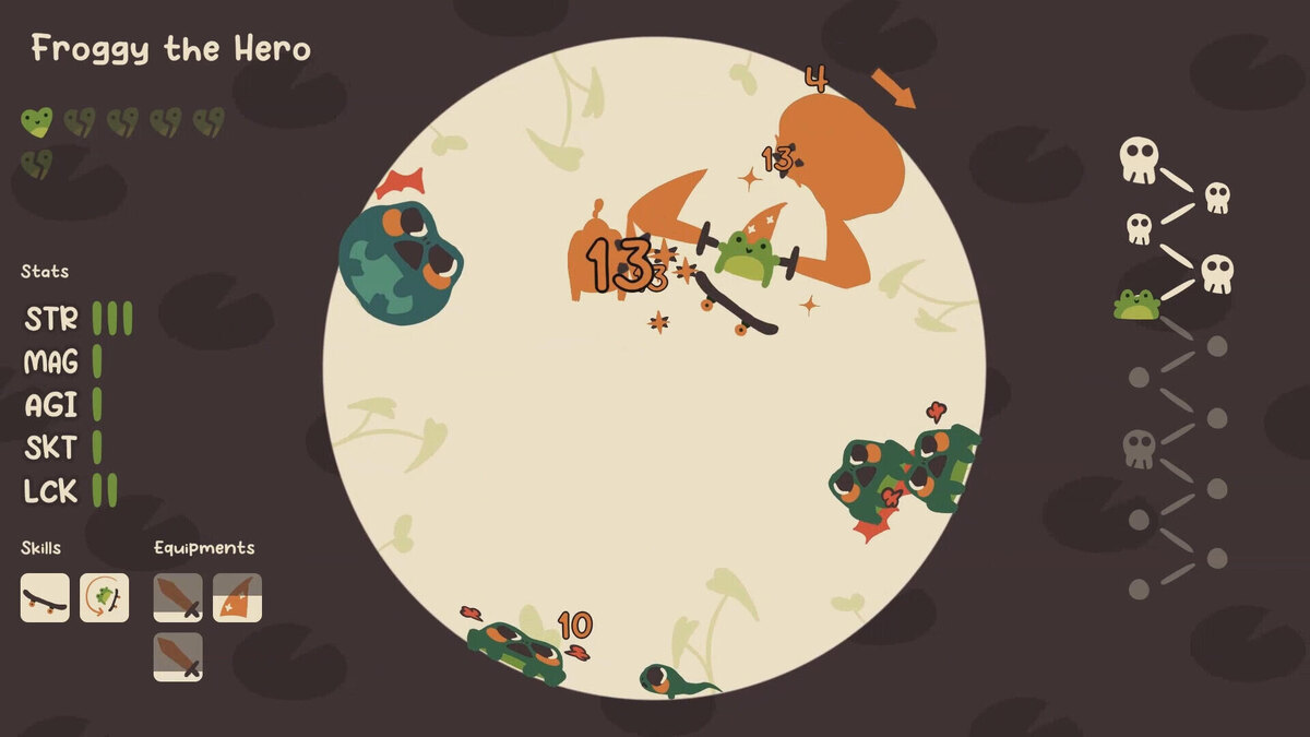    Галерея игры Froggy’s Battle