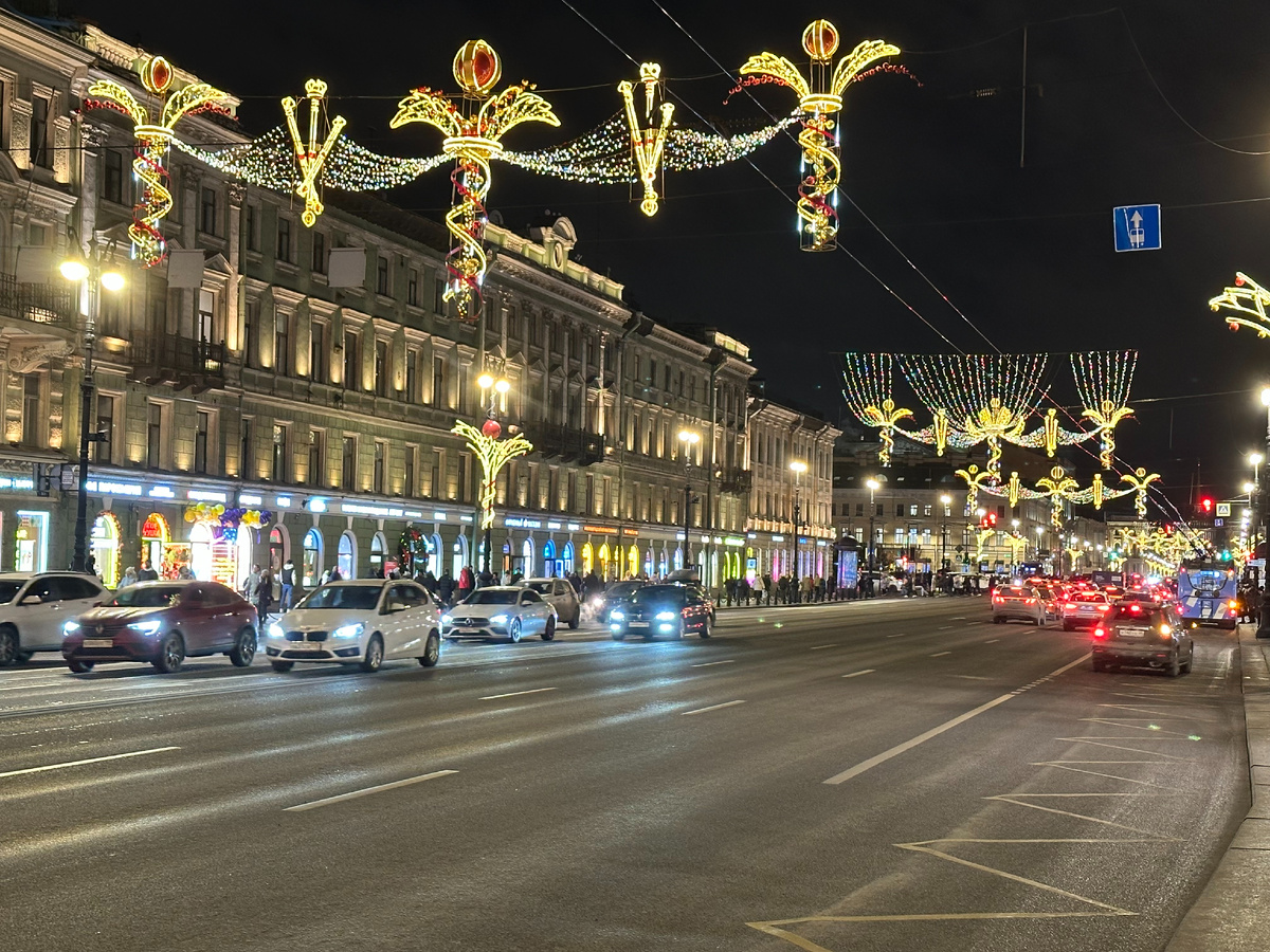 Новогодний Невский проспект, Санкт-Петербург