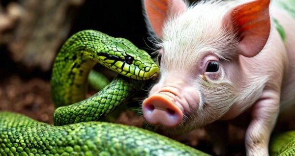 Что готовит 2025 год Змеи для Свиньи по восточному гороскопу. Фото © «Шедеврум»