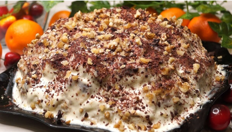 Торт «Айсберг» за 30 минут вместе с выпечкой, возни минимум, готовлю когда срочно нужно вкусненькое к чаю