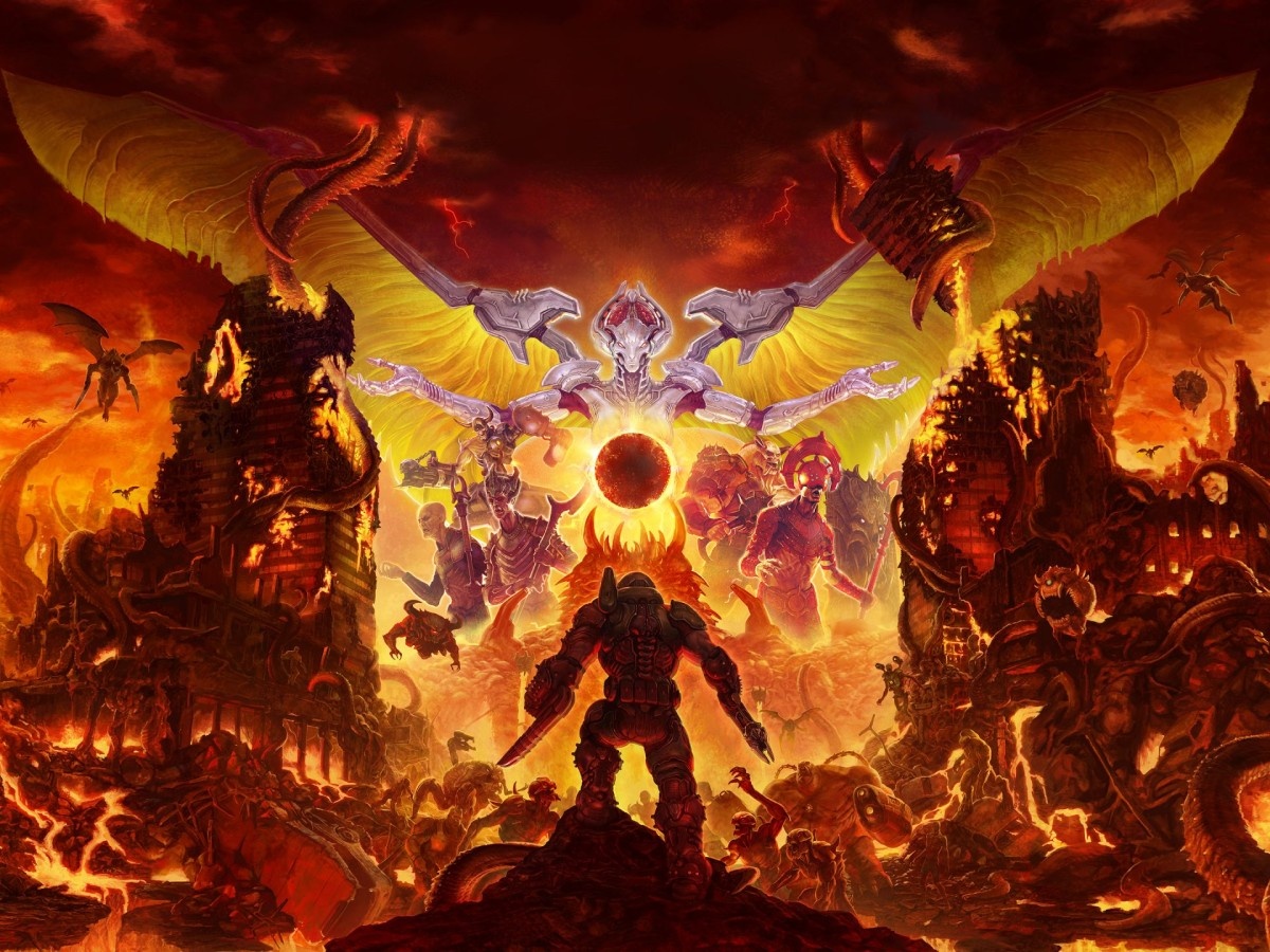    Умелец запустил DOOM Eternal на Game Boy Color. Портативная консоль выступила в роли монитора