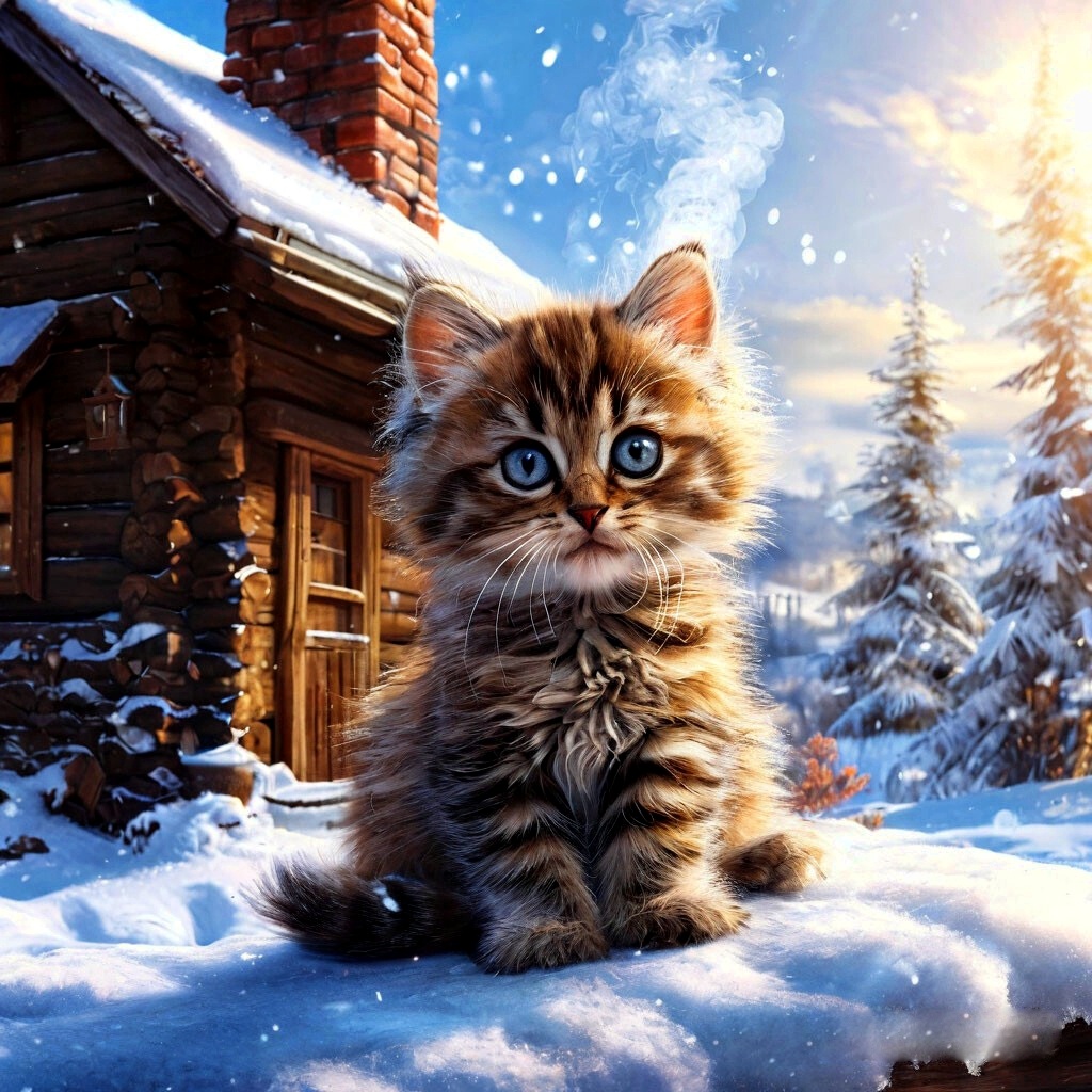 Какое имя вы бы дали этому котёнку? Напишите в комментариях. 