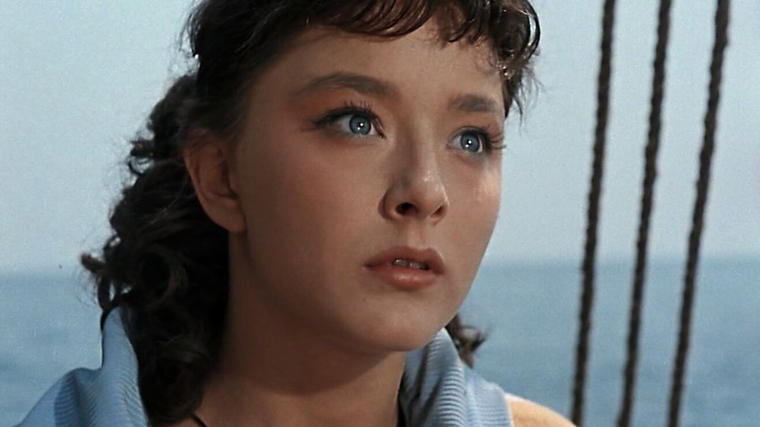 Кадры из к/ф "Человек-амфибия" (1961). Гуттиэре - Анастасия Вертинская. 