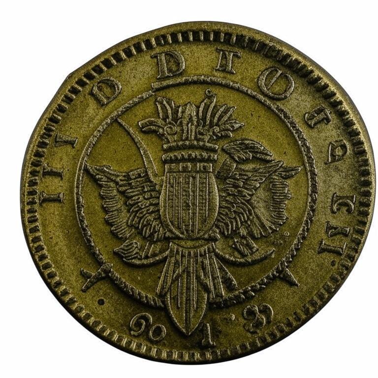 Монета 18 века по мнению ИИ