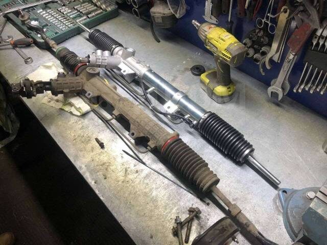 Рейка рулевая в разборе.
