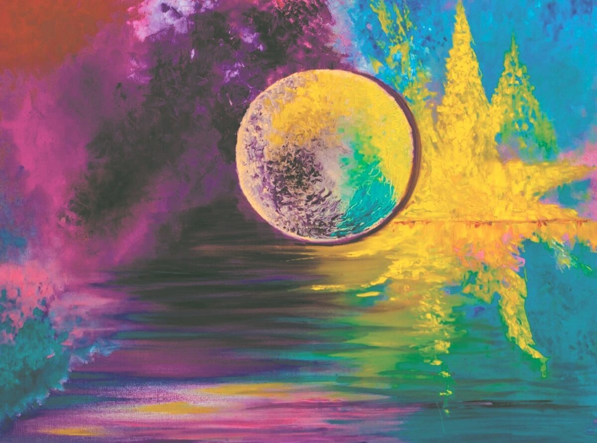    Вселенная. Дом. Картина Марины Верналис