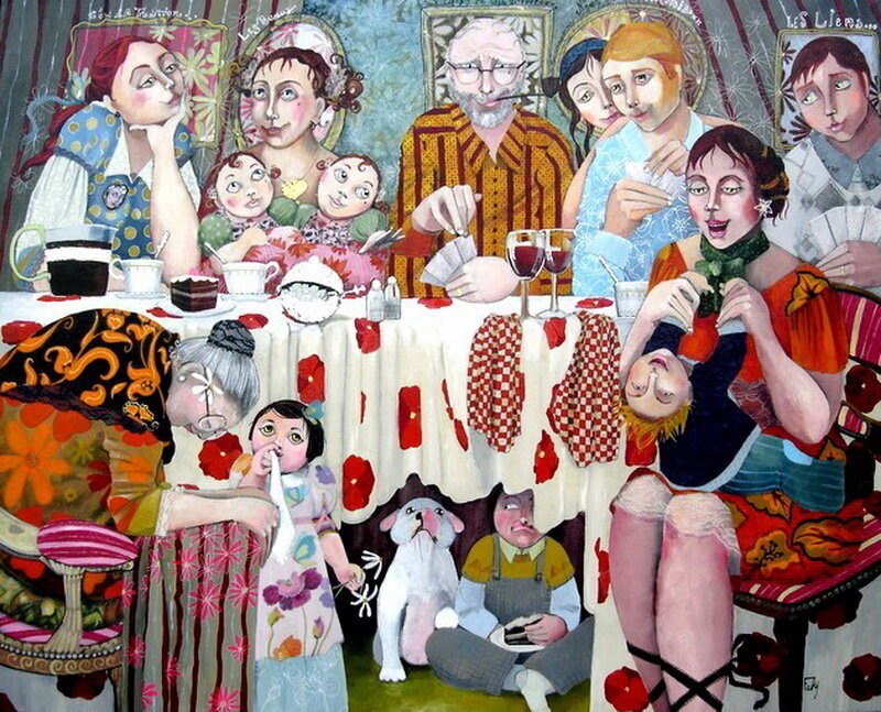 ИЛЛЮСТРАЦИЯ - КАРТИНА ФРАНЦУЗСКОЙ ХУДОЖНИЦЫ FABY ARTISTE