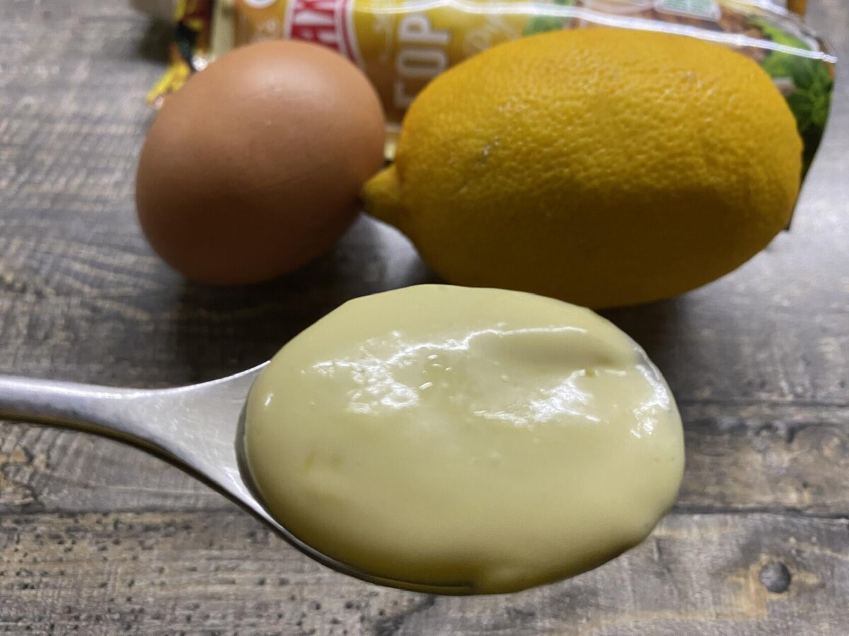 Домашний майонез. Фото автора канала 