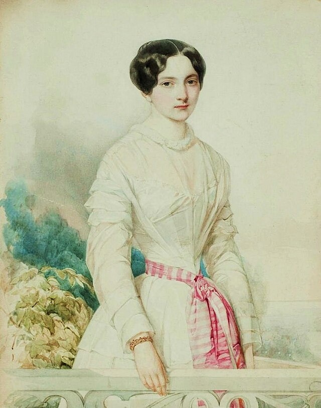 Фрейлина графиня Юлия фон Гауке, предок нынешних Виндзоров. 