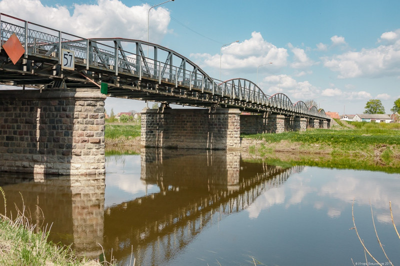 Семиарочный мост в посёлке Знаменск. Фото из Интернета.