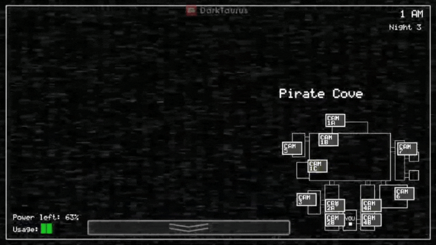 Скример Фокси на 3-й ночи