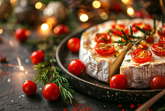    Камамбер с помидорами в духовке с багетом — пошаговый рецепт вкусной закуски