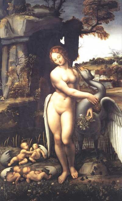 Школа Леонардо да Винчи. Леда. 1508–1515

