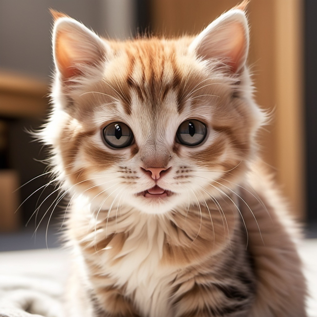 Котик создан нейросетью