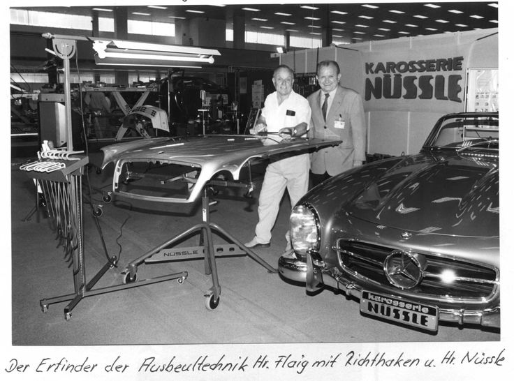 Оскар Флэйг (слева) и Эрих Нюссле (справа) *Картнка с pinterest.com