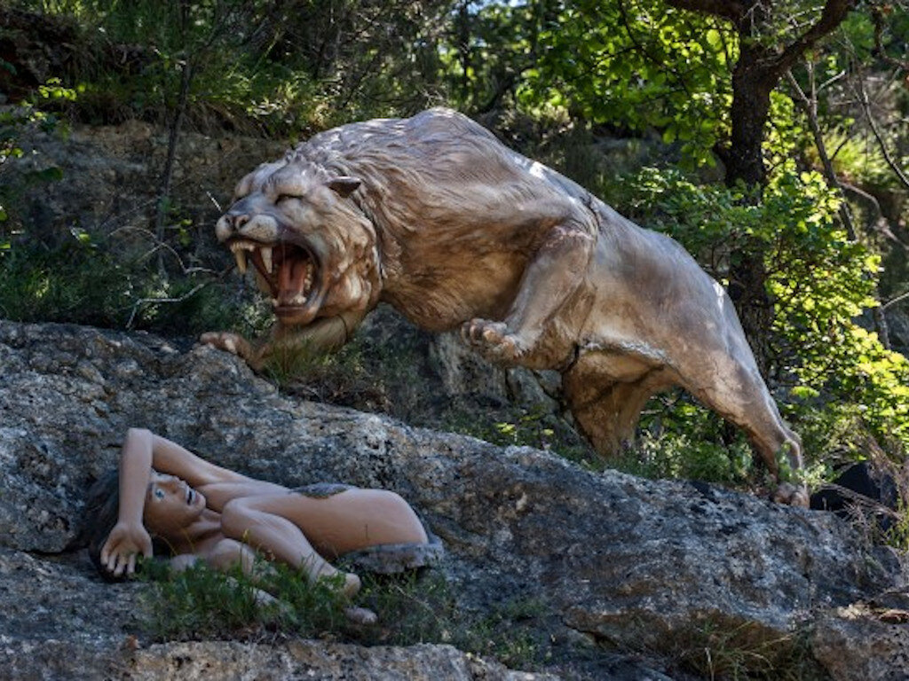 Пещерный лев (сверху)