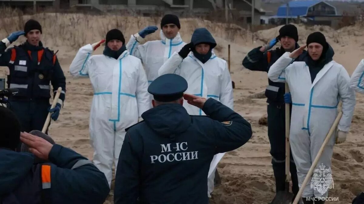 Министр МЧС Куренков признал федеральный масштаб экологической катастрофы в Черном море. Источник: МЧС России
