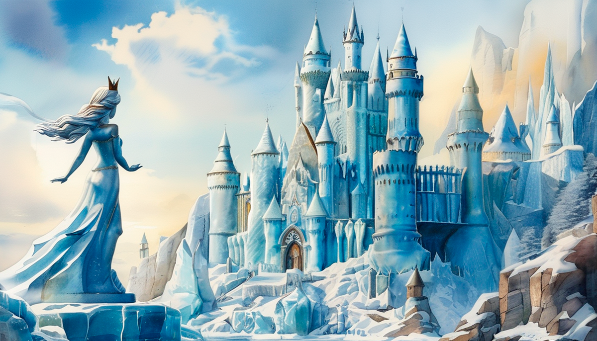 "Но для тебя я готов сделать замок тоже. В нём и будет жить моя Ледяная Принцесса"