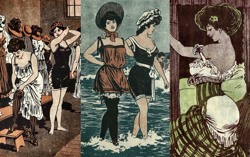 Коллаж их журнальных обложек. Все рисунки в общественном достоянии