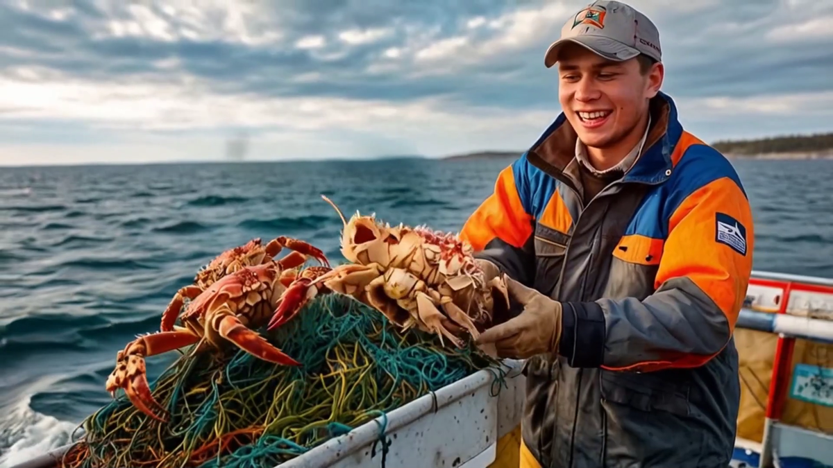 «Море щедро на богатства свои». Кадр из клипа «Еду я на Сахалин».