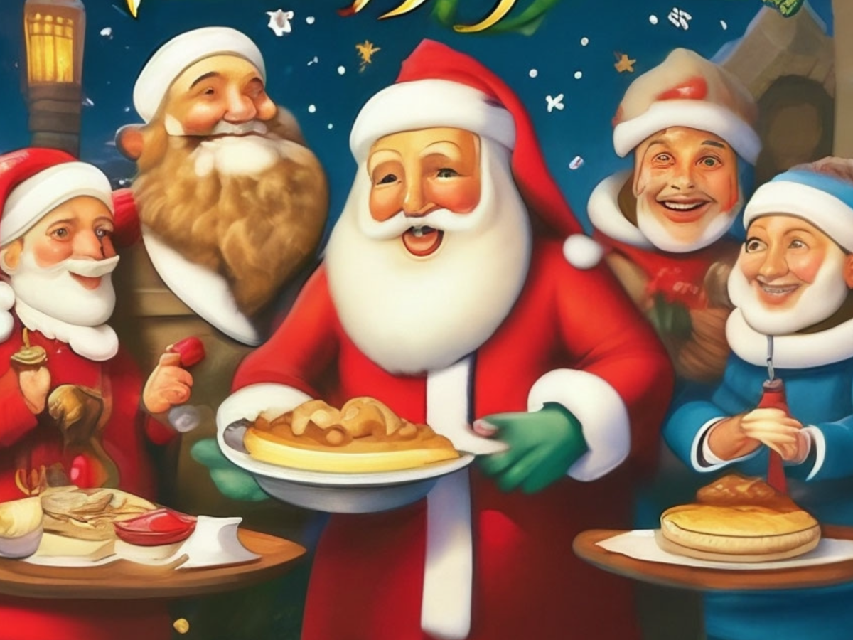 Фото с сайта: shedevrum.ai                Новогодние гадания в изображении ИИ